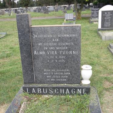 LABUSCHAGNE Alma Vira Yvonne 1932-1975