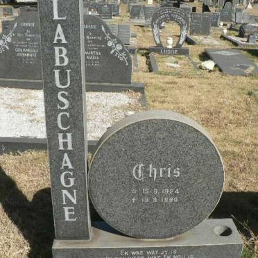 LABUSCHAGNE Chris 1924-1990