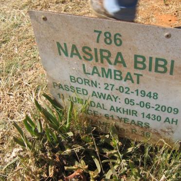 LAMBAT Nasira Bibi 1948-2009