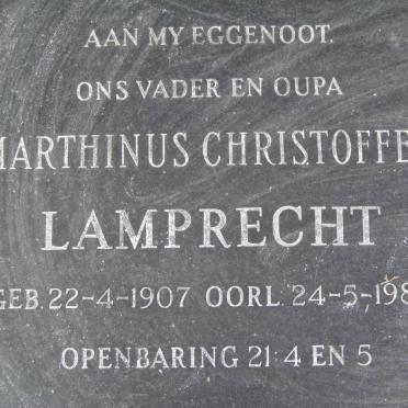 LAMPRECHT Marthinus Christoffel 1907-1980