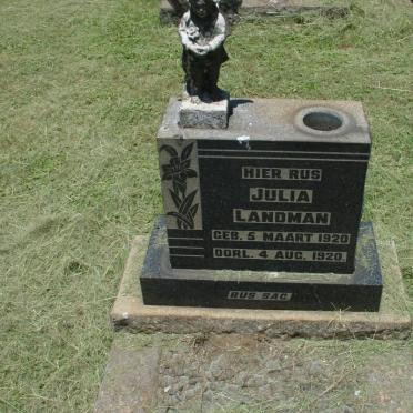 LANDMAN Julia 1920-1920