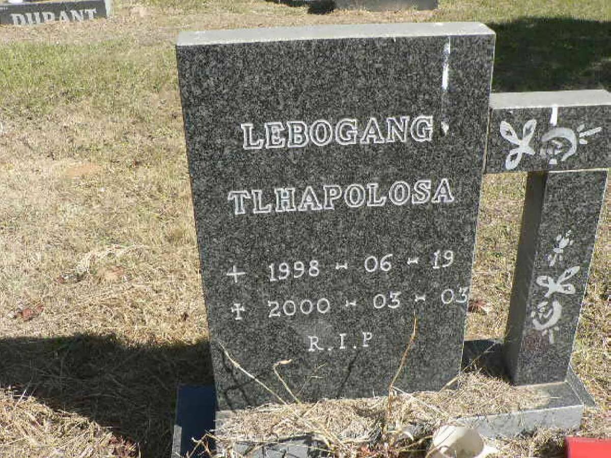 LEBOGANG Thlapolosa 1998-2000