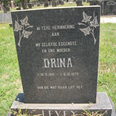 LEVEY Drina 1916-1970