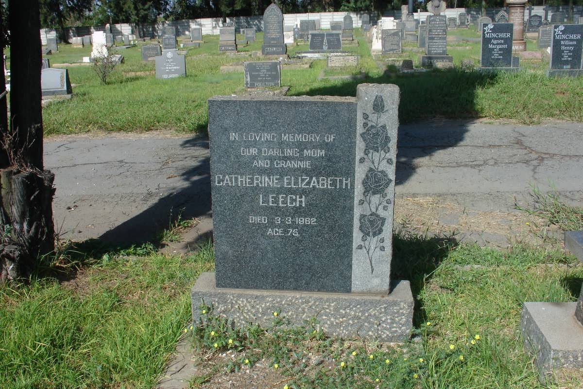 LEECH Catherine Elizabeth -1962