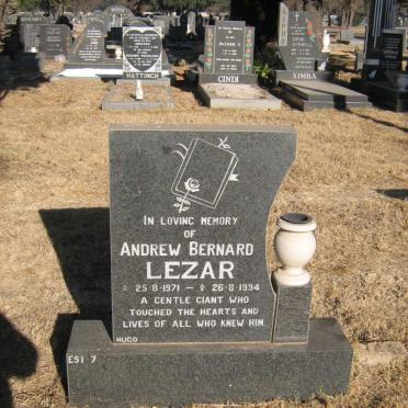 LEZAR Andrew Bernard 1971-1994