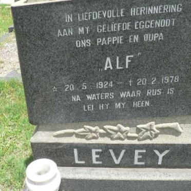 LEVEY Alf 1924-1978