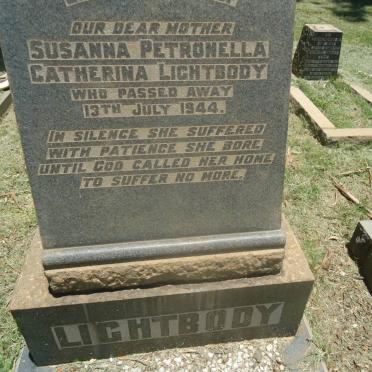 LIGHTBODY Susanna Petronella Catherina -1944