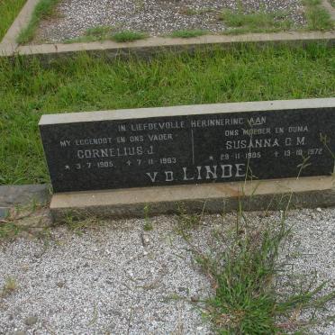 LINDE Cornelius J., v.d. 1905-1963 &amp; Susanna C.M. 1905-1972