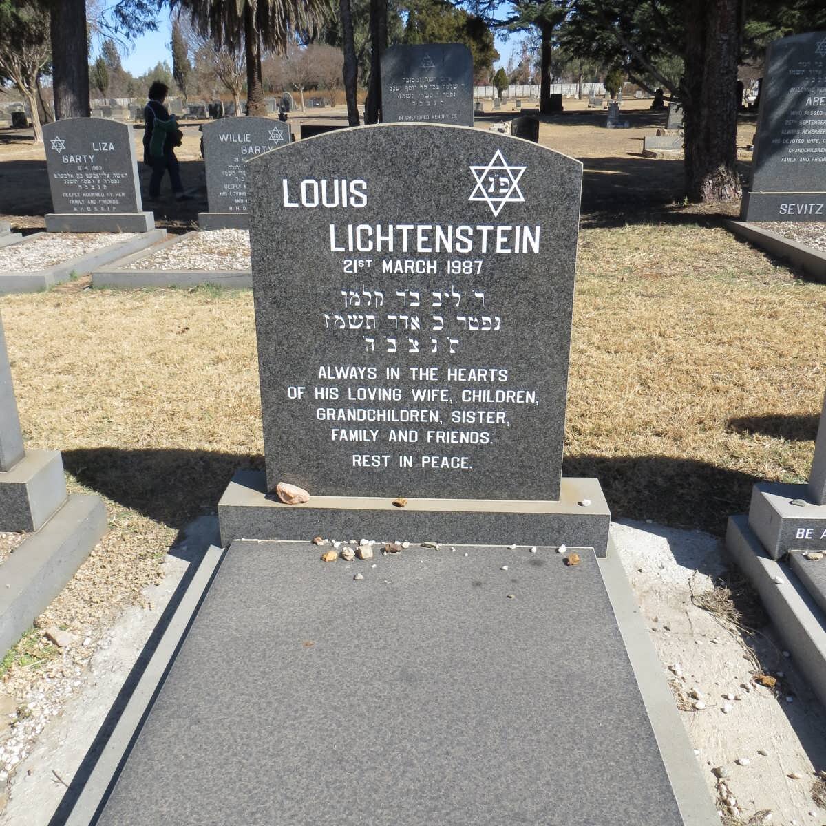 LICHTENSTEIN Louis -1987