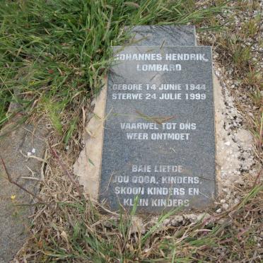 LOMBARD Johannes Hendrik 1944-1999