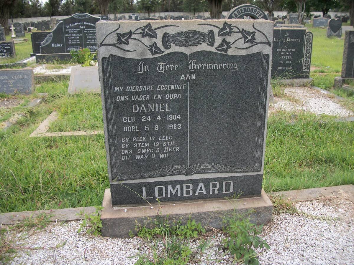 LOMBARD Daniel 1904-1963