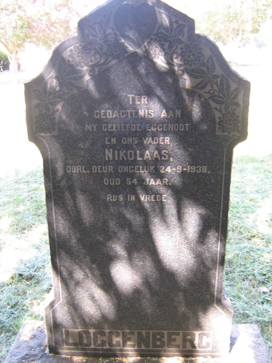 LOGGENBERG Nikolaas -1938