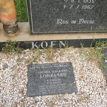 LOMBAARD Jacoba Johanna 1903-1993