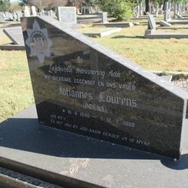 LOURENS Johannes 1946-1988
