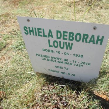 LOUW Sheila Deborah 1938-2010
