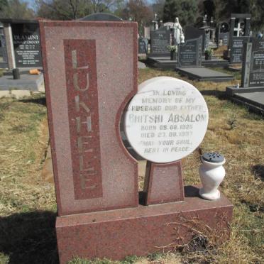 LUKHELE Bhitshi Absalom 1925-1997