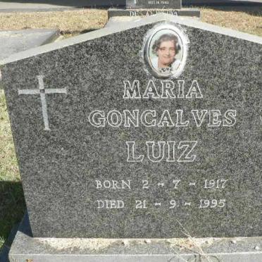 LUIZ Maria Goncalves 1917-1995