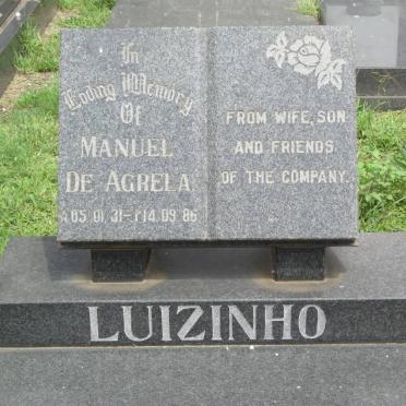 LUIZINHO Manuel de Agrela 1931-1986