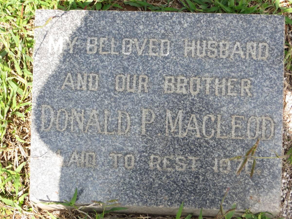 MACLEOD Donald P. -1976