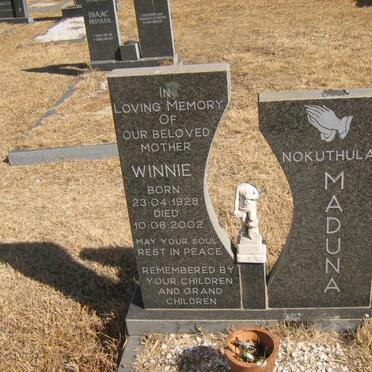 MADUNA Winnie 1928-2002