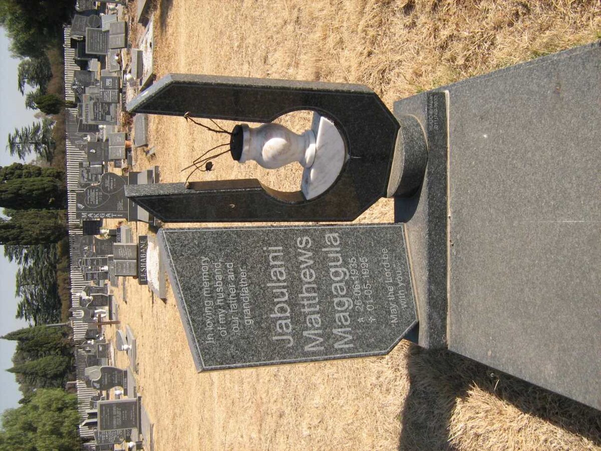 MAGAGULA Jabulani Matthews 1935-1995