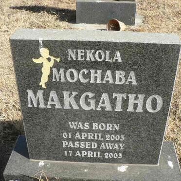 MAKGATHO Nekola Mochaba 2003-2003