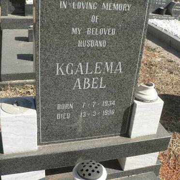 MAKURU Kgalema Abel 1934-1996 