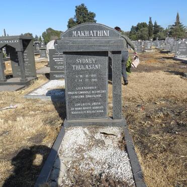 MAKHATHINI Sydney Thulasani 1959-2006