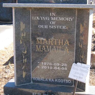 MAMAILA Martha 1976-2010
