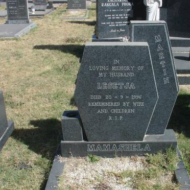 MAMASHELA Martin Lesetja -1996