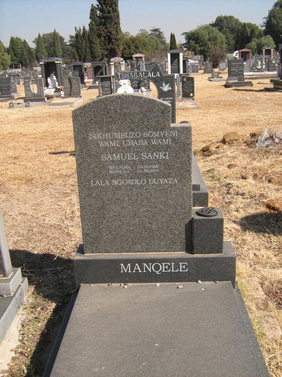 MANQELE Samuel Sanki 1958-1999