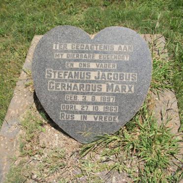 MARX Stefanus Jacobus Gerhardus 1897-1963