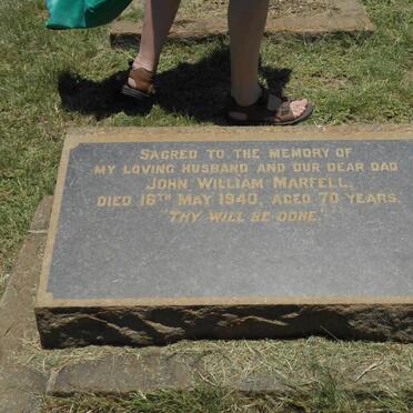 MARFELL John William -1940