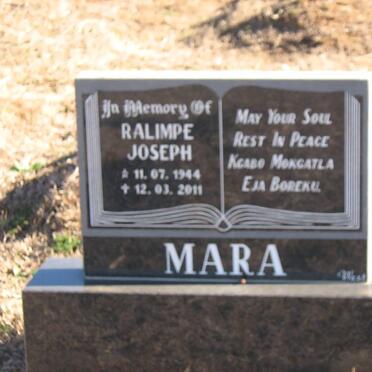 MARA Ralimpe Joseph 1944-2011