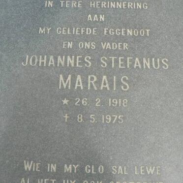 MARAIS Johannes Stefanus 1918-1975