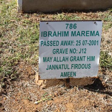 MAREMA Ibrahim -2001