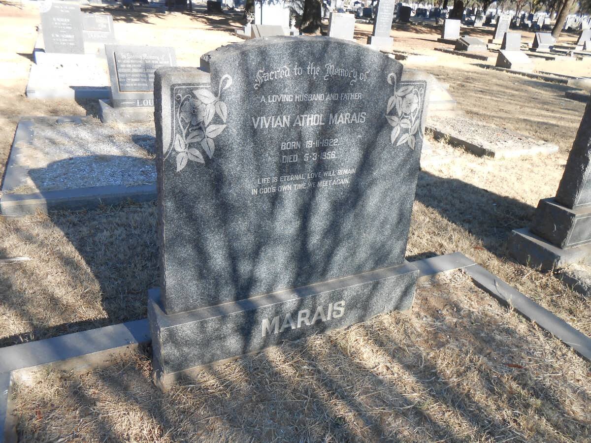 MARAIS Vivian Athol 1922-1956