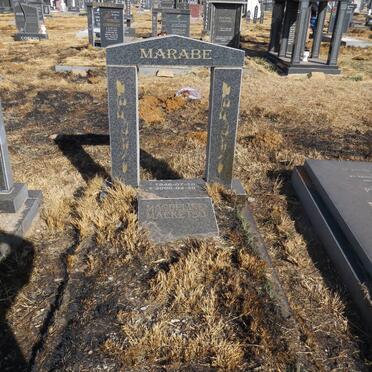 MARABE Magdeline Maeketso 1946-2006