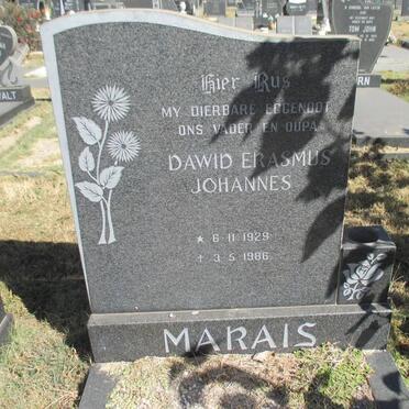 MARAIS Dawid Erasmus Johannes 1929-1986