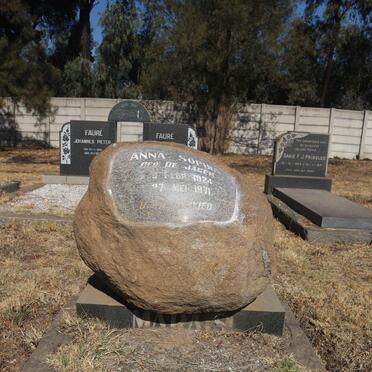 MARAIS Anna Sophia nee DE JAGER 1924-1971