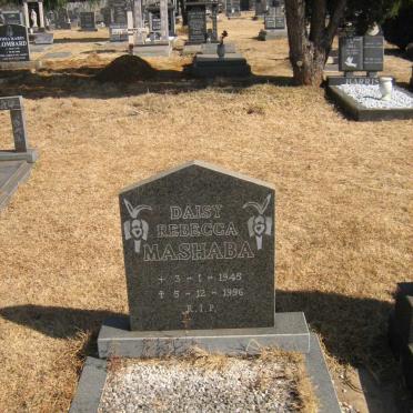 MASHABA Daisy Rebecca 1945-1996