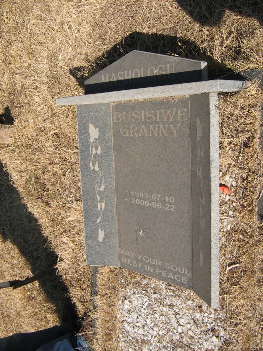 MASHOLOGU Busisiwe Granny 1983-2000