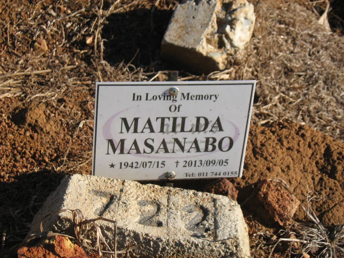MASANABO Matilda 1942-2013