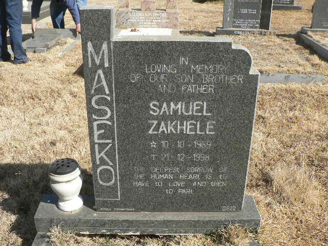 MASEKO Samuel Zakhele 1969-1998