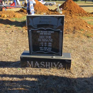 MASHIYA Hector Dumisane 1966-2010