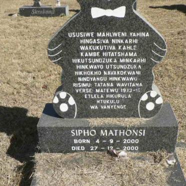MATHONSI Sipho 2000-2000