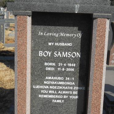 MATHEBULA Boy Samson 1948-2006