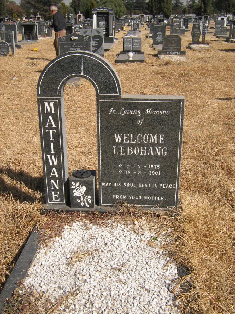 MATIWANE Welcome Lebohang 1975-2001