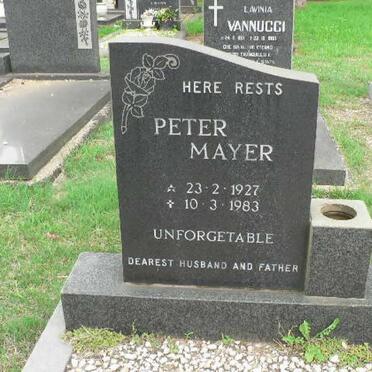MAYER Peter 1927-1983