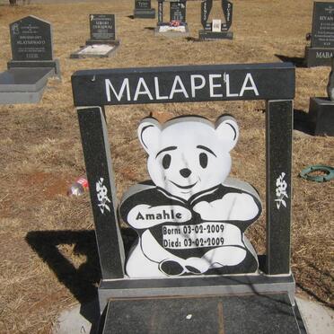 MALAPELA Amahle 2009-2009